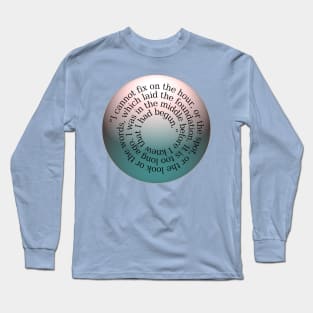 Jane Austen Pride and Prejudice Quote Spiral Long Sleeve T-Shirt